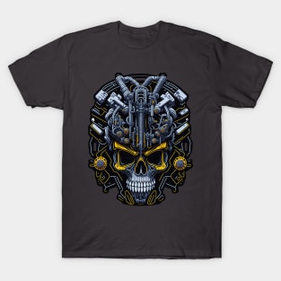 Mecha Skull S03 D61 T-Shirt